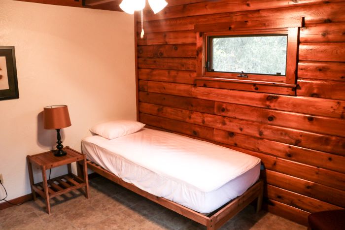 Bedroom in Nolen Cabin